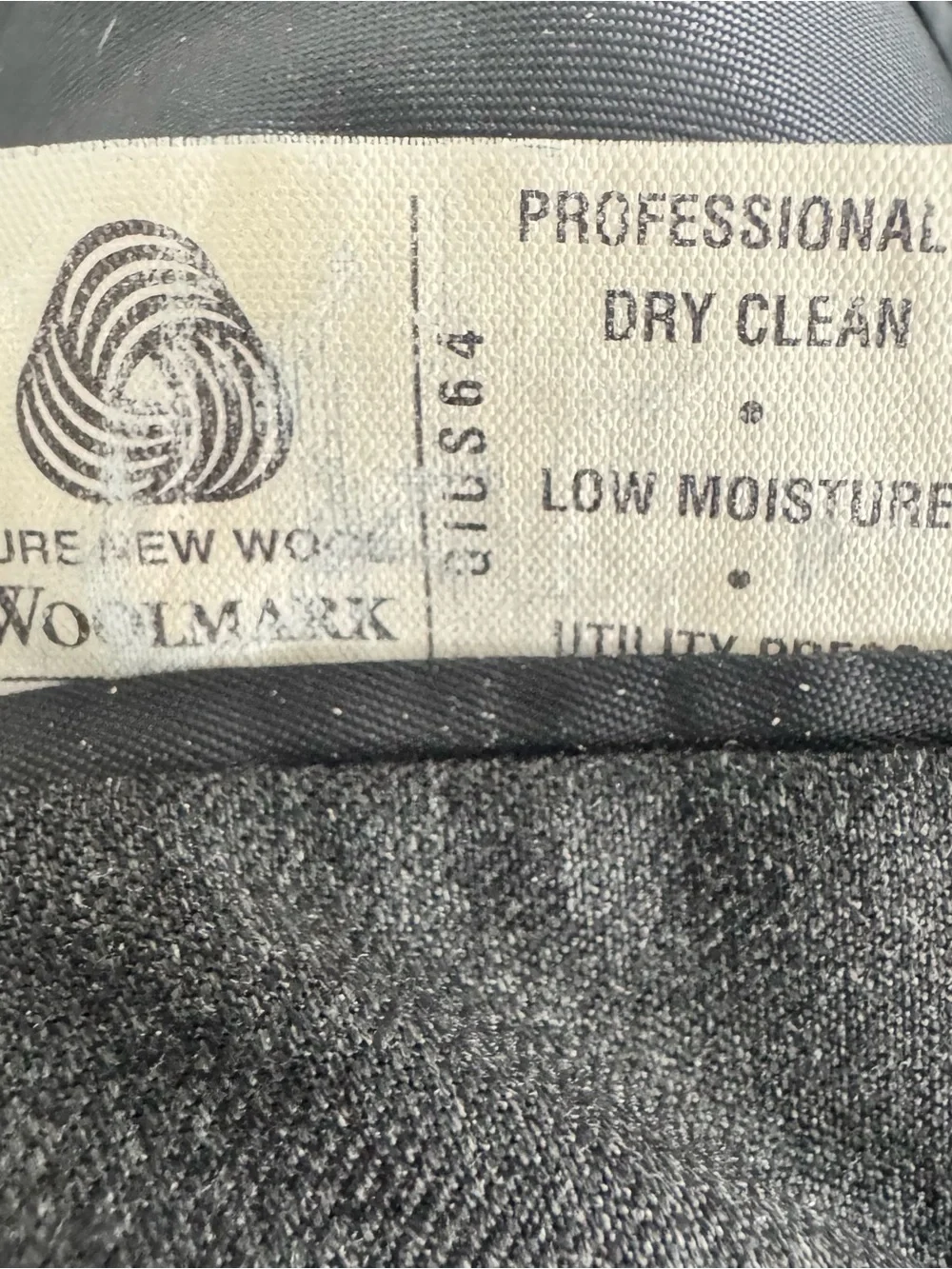 Vtg Hart Schaffner Marx 2 pc Suit 41R 34x30 Gray Gold Trumpeter Wool USA Made